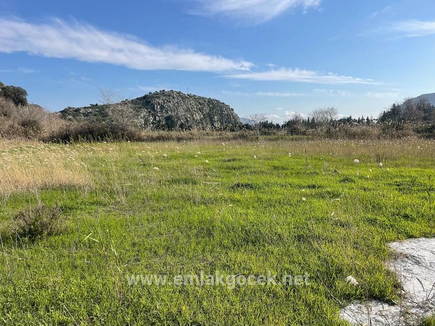 6800 M² Großes Grundstück In Dalyan Zu Verkaufen, 5% Wohnbebauungszone.