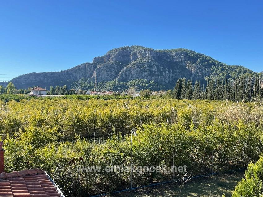4+2 Villa Zum Verkauf Auf Einem 6000 M² Großen Grundstück In Dalyan Gülpınar