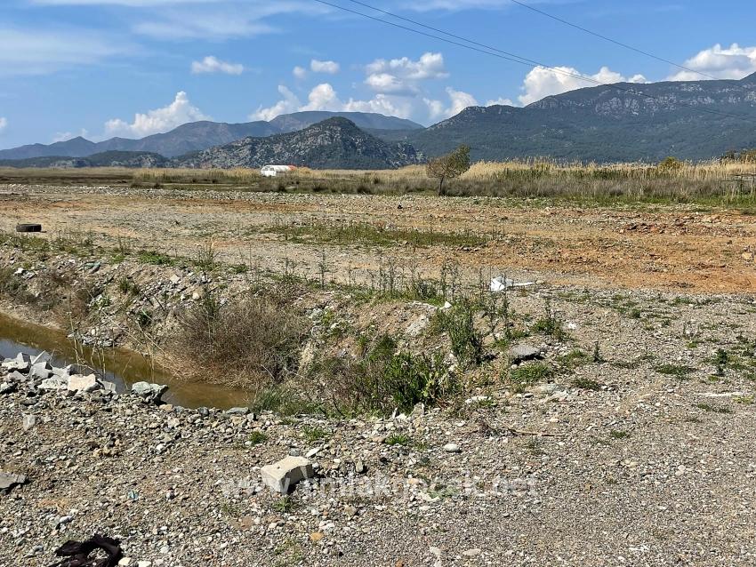19.600 M² Großes Grundstück Zum Verkauf, Direkt An Der Straße Dalyan Iztuzu Beach Gelegen.
