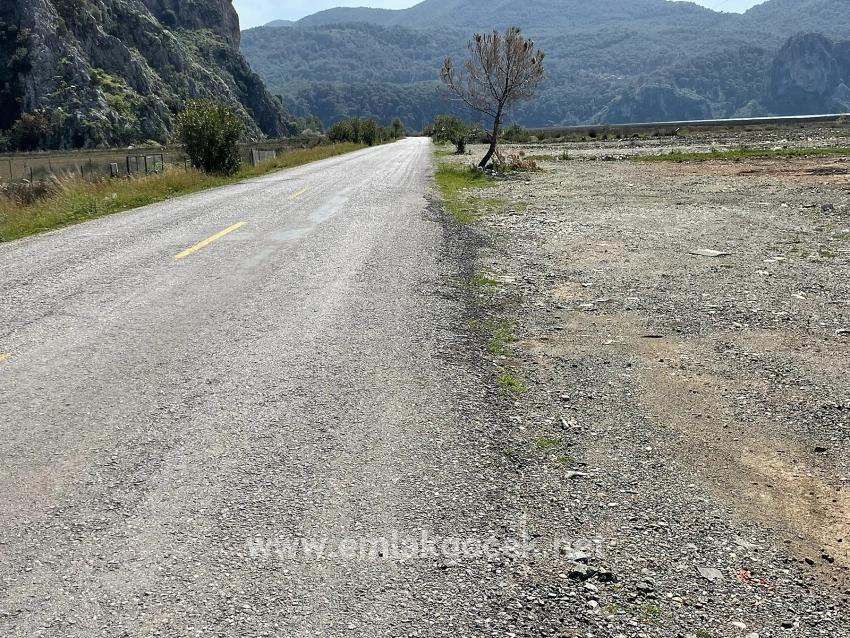 19.600 M² Großes Grundstück Zum Verkauf, Direkt An Der Straße Dalyan Iztuzu Beach Gelegen.