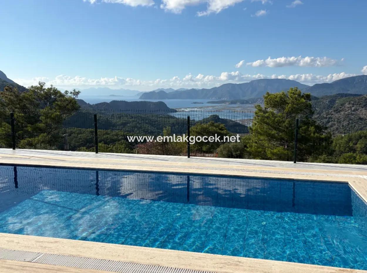 2 1 Mietvillen Mit Vollständigem Meerblick In Gökbelde