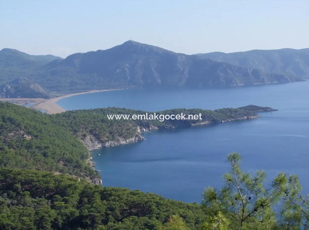 Immobilien-Schnäppchen-Grundstück Zu Verkaufen Mit Meerblick In Çandır Anruf In Ekincik