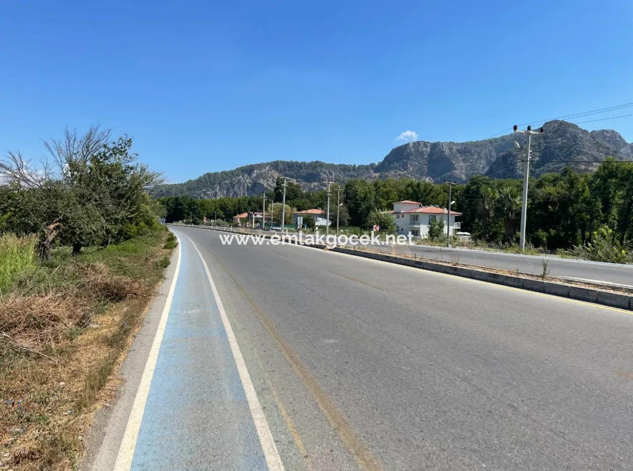 Dalyan Hauptstraße Null Grundstück Zum Verkauf 8115M2 Gewerbegrundstück Zum Verkauf