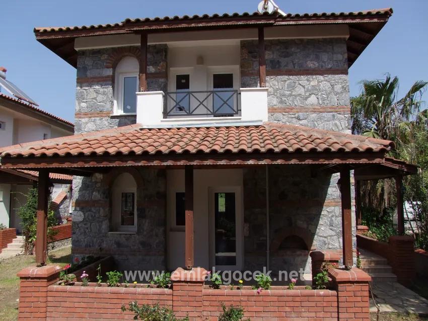3+1 Villa For Sale In A Site In Dalyan