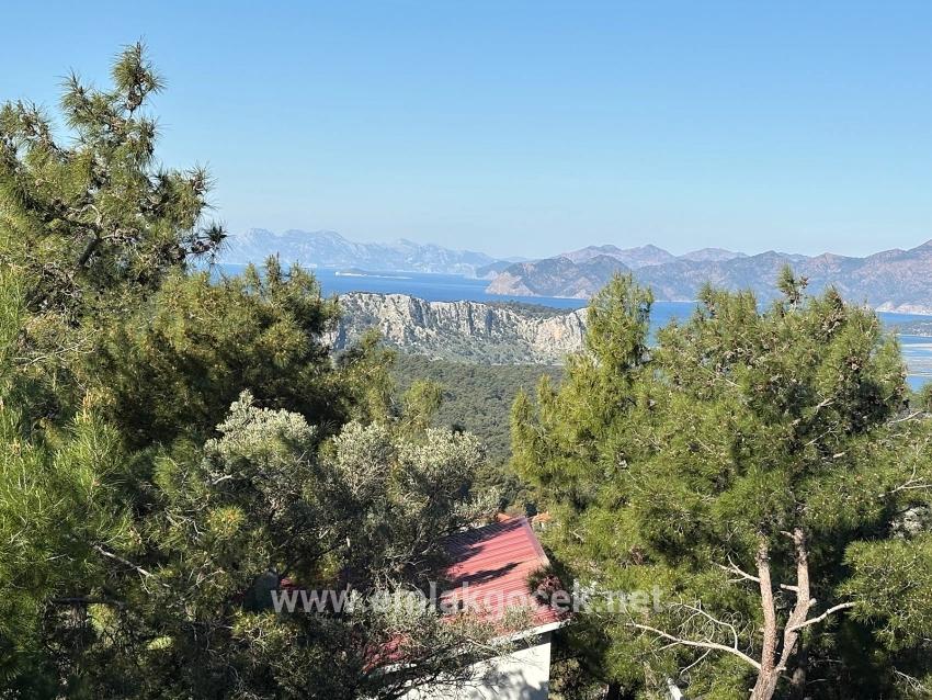 1000m2 Land For Sale With Sea View In Gökbel Village Residential Area