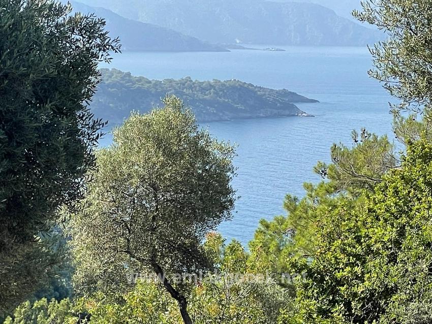 Bargain Real Estate Land For Sale With Sea View In Ekincik Çandır Arasın