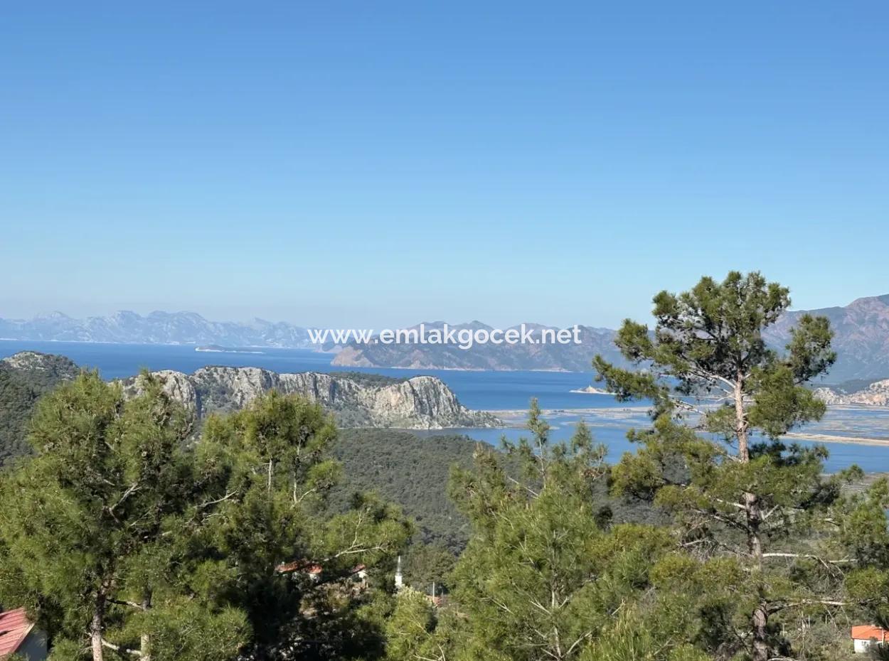1000M2 Land For Sale With Sea View In The Village Built-Up Area In Gökbel