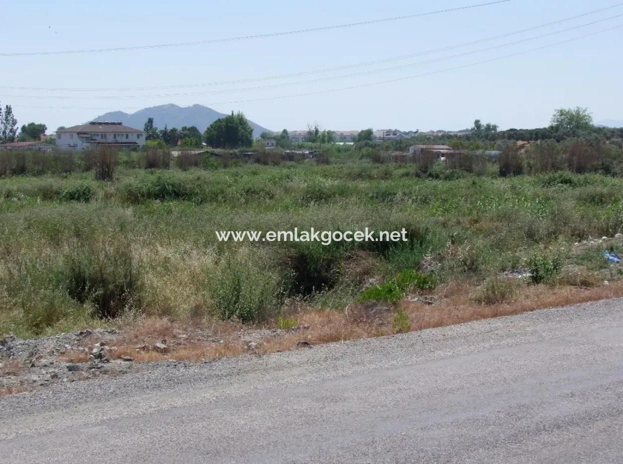 Commercial Plot 2500M2 Plot For Sale Bargain For Sale In Fethiye From The Main Road To Zero