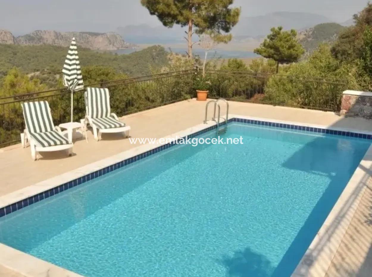 Villa Gokbel Dalyan Iztuzu Villa For Sale With Full Sea View For Sale In Gokbel