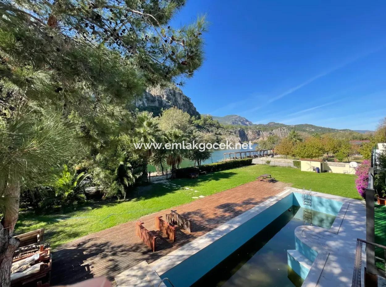 Duplex Apartment For Sale In Dalyan Gülpinar For Zero To 75M2 Canal