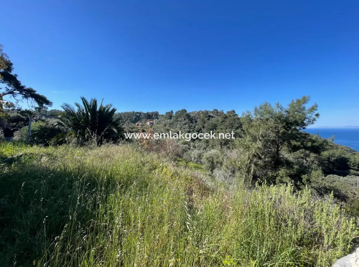 Village House For Sale In 4,400M2 Land With Full Sea View In Gökbel