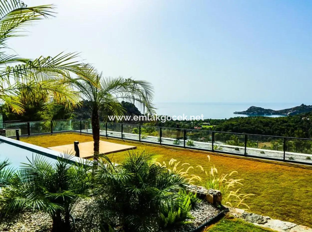 Stone Villa For Sale With Sea View In Sarigerme