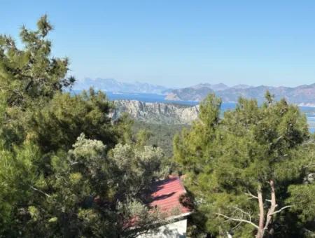 1000M2 Land For Sale With Sea View In The Village Built-Up Area In Gökbel