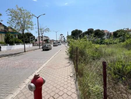 916M2 Commercial And Residential Zoned Land For Sale On The Main Road In Dalyan Gülpınar
