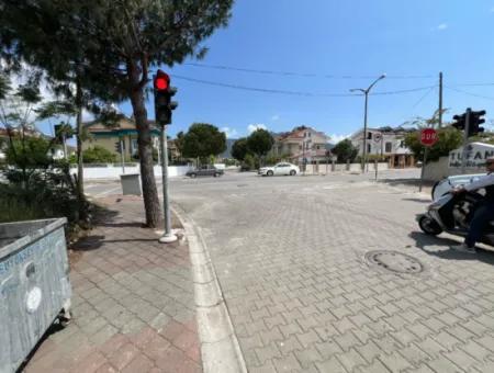 916M2 Commercial And Residential Zoned Land For Sale On The Main Road In Dalyan Gülpınar