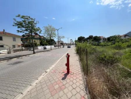 916M2 Commercial And Residential Zoned Land For Sale On The Main Road In Dalyan Gülpınar