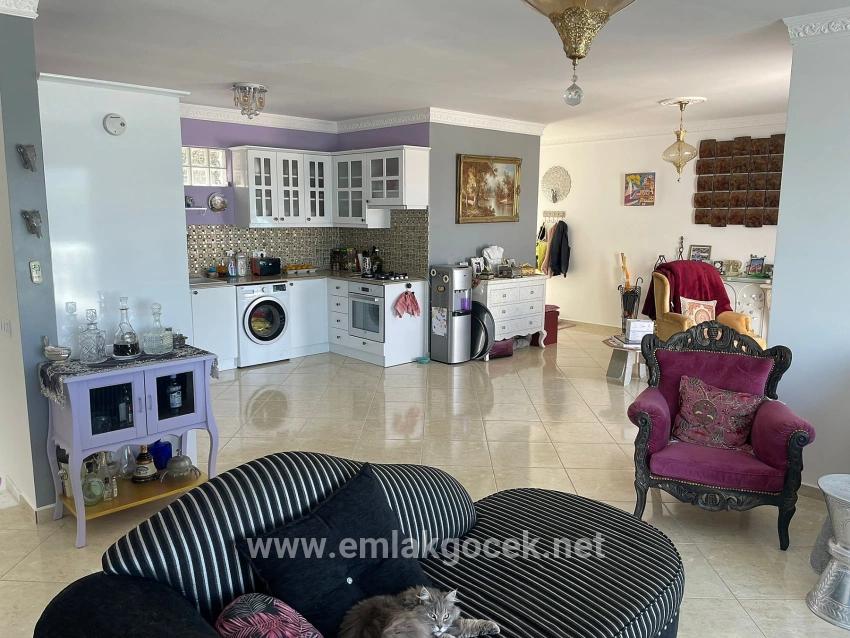 Gökbel'de Full Deniz Manzaralı 5000m2 Arsa İçerisinde Satılık Vıp Villa