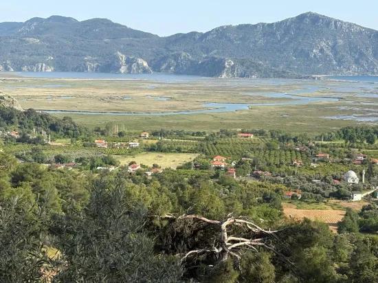 Çandır'da göl ve doğa manzaralı 1252m2 satılık tarla