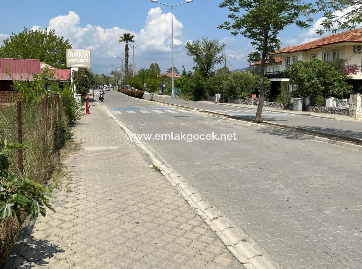 Dalyan Gülpınar'da Ana Yol Üzerinde 916M2 Ticari Ve Konut İmarlı Satılık Arsa