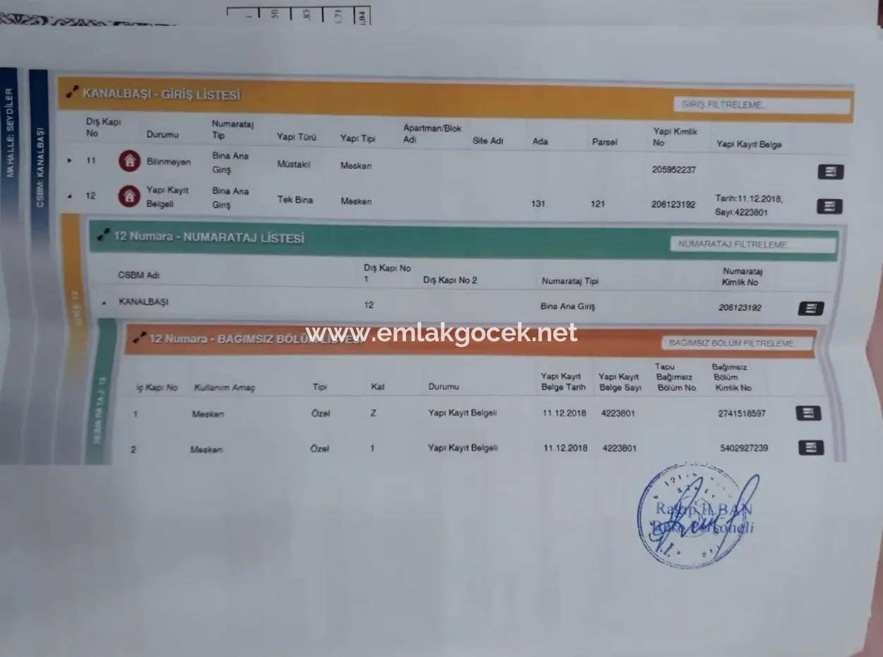 Seydikemer Satılık Müstakil Ev 2211M2 Arsa İcinde 6+2 Satılık Ev