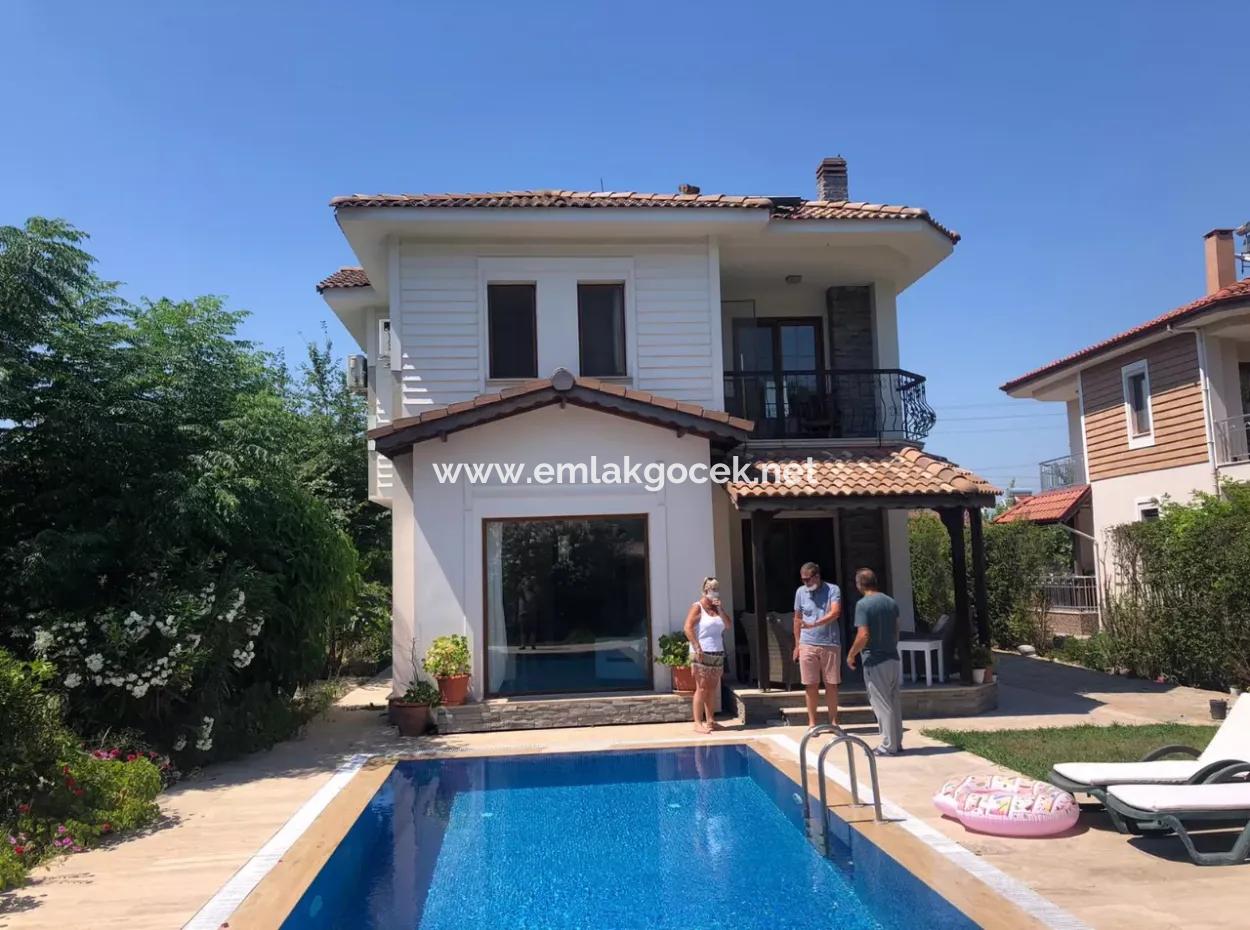 Dalyan Satılık Villa 615M2 Arsa İçinde 3+1 Satılık Villa