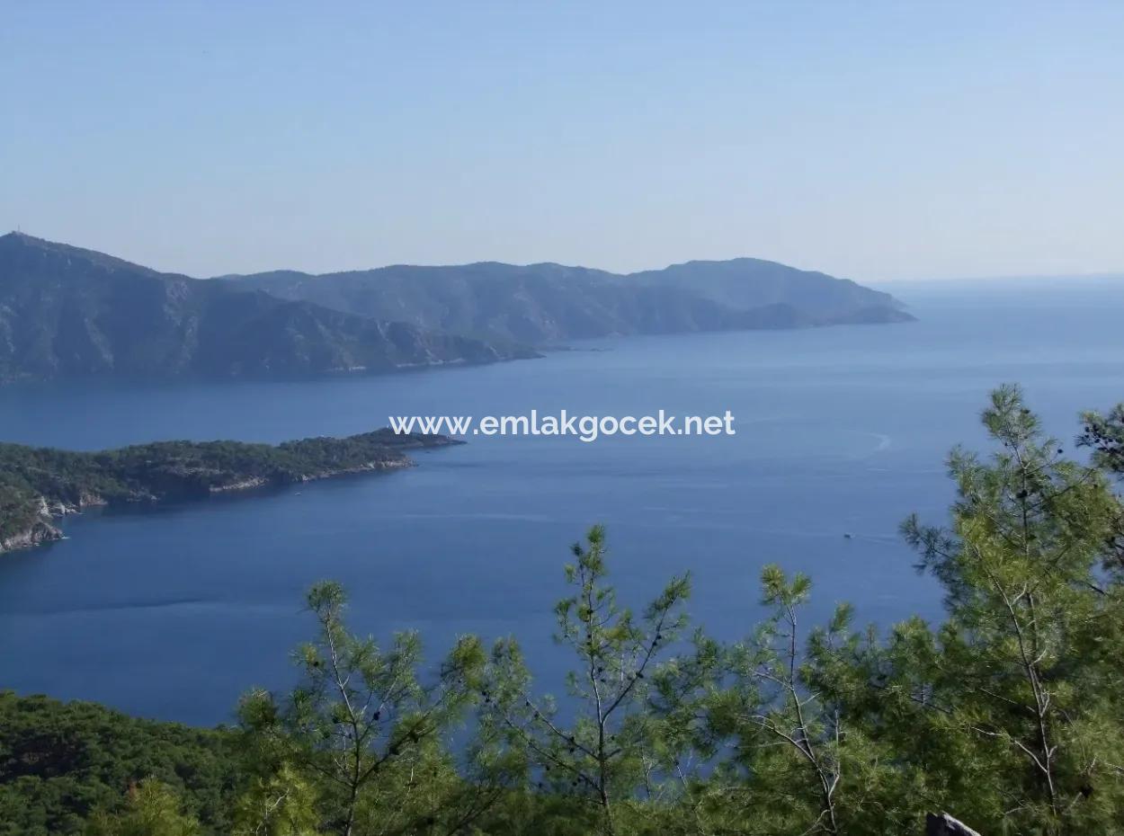 Ekincik Çandır Arasın'da Deniz Manzaralı Kelepir Emlak Satılık Arsa